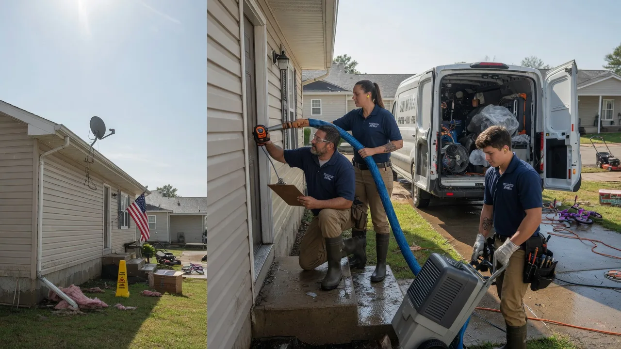 Ceiling Water Damage Restoration in Streetsboro, OH near me